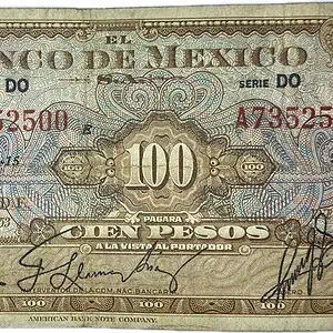 Mexico. 100 pesos. 1953