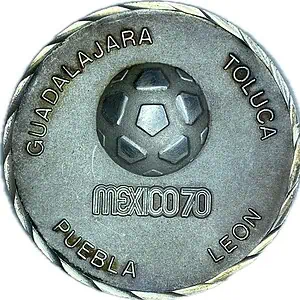 Mexico. Medalla Mundial Mexico 1970