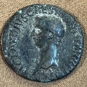 Roma AS de Bronce Emperador Claudio I