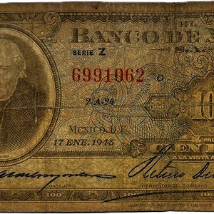 Mexico. 100 pesos. 1945