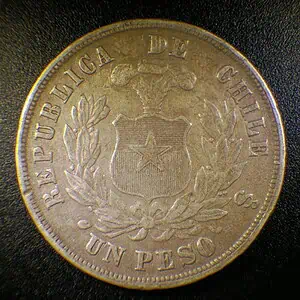 Peso Chile 1877