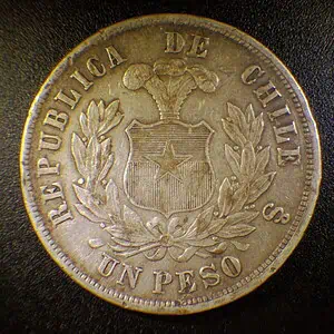 Peso Chile 1877