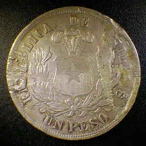 Peso Chile 1878
