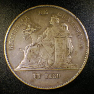 Peso Guatemala 1872