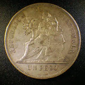 Peso Guatemala 1895