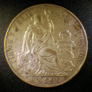 Un Sol Peru 1892