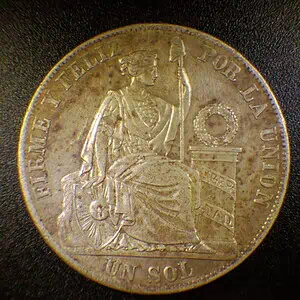 Un Sol Peru 1882