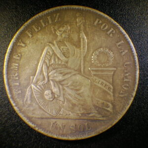 Un Sol Peru 1870