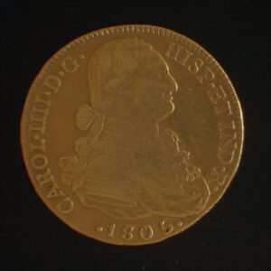 8 Escudos 1805 NR