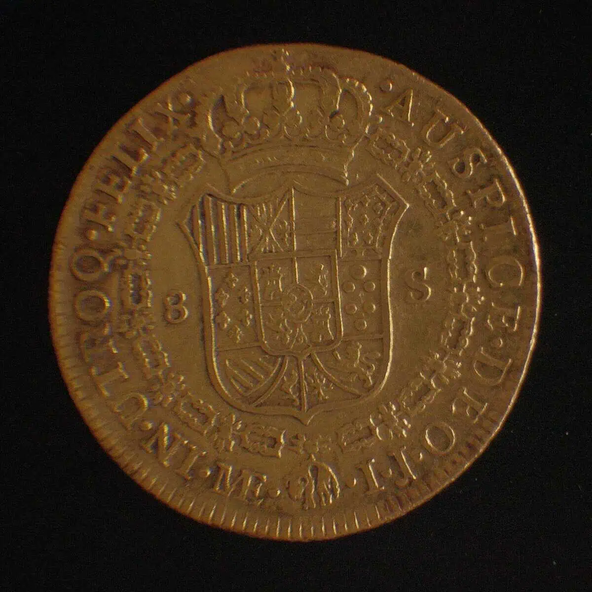 8 Escudos 1793 - Image 2