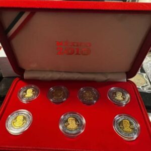 Set de 7 Monedas Proof México 2009