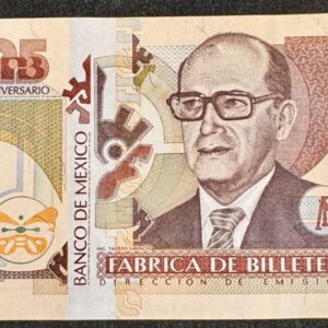 Billete 25 Aniversario Banco de Mexico 1994