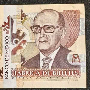 Billete 25 Aniversario Banco de Mexico 1994