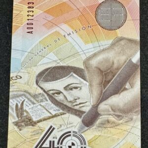 Billete 40 Aniversario Banco de Mexico 2009