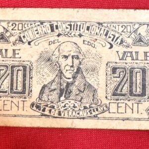 Veracruz 20 Centavos 1915 Bilimbique