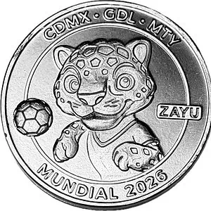Medalla Mundial de Futbol México 2026