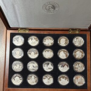 Colección de 20 monedas del Milenio Islas Cook 50 Dólares 1997