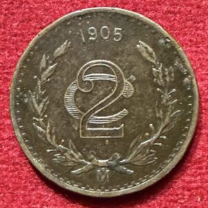México 2 Centavos 1905