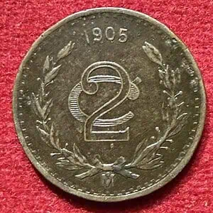 México 2 Centavos 1905