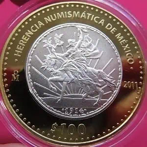 México 100 Pesos 2011 Herencia Numismática