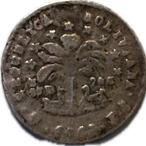 Bolivia.1/2 Sol.1830