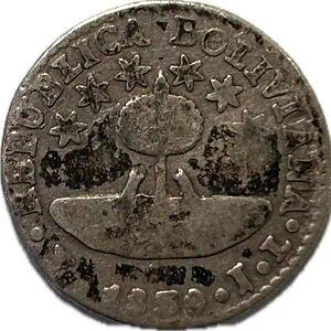 Bolivia.1/2 Sol.1859-1863