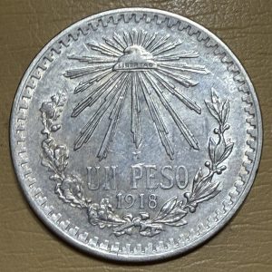México 1 peso 1918