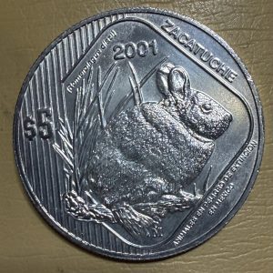 México 5 Pesos 2001